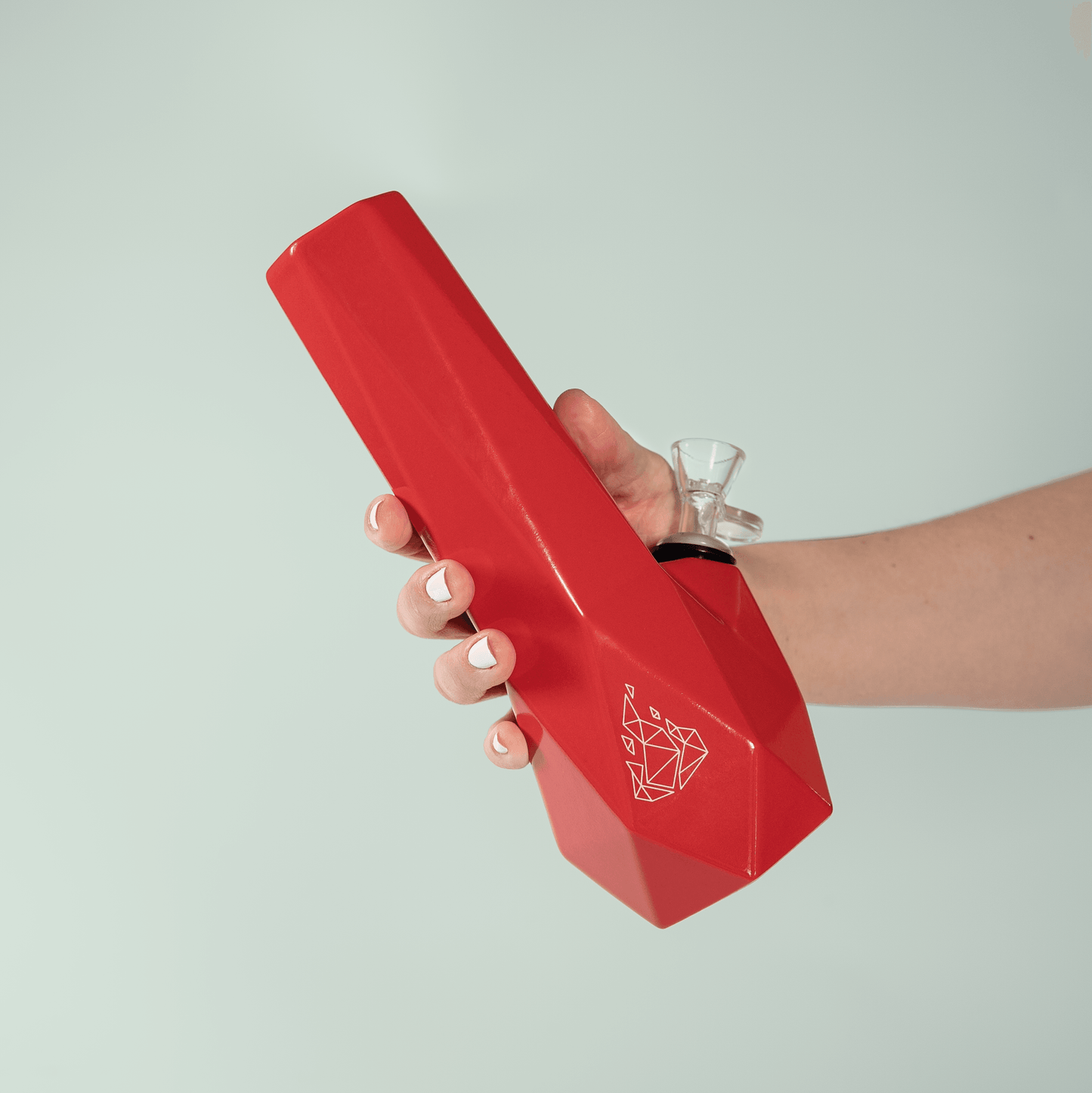 Hexagon Bong CannaDrop-Windship Red